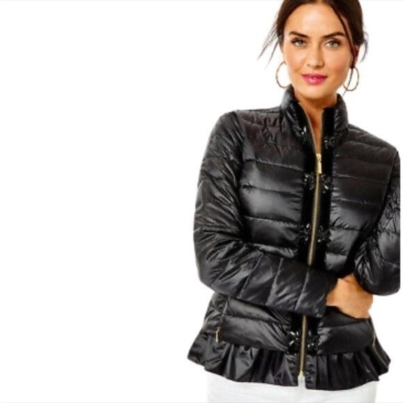 Lilly Pulitzer Darcia Jacket Onyx Size 2 - Picture 3 of 9